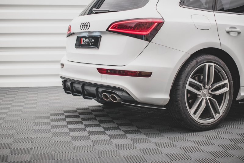 Maxton Heck Ansatz Flaps Diffusor für Audi SQ5 Mk1 (8R) schwarz Hochglanz AU-SQ5-1-RSD1-G