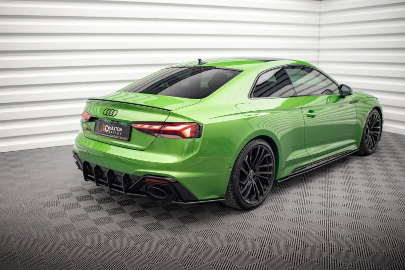 Maxton Street Pro Seitenschweller Ansatz für Audi RS5 Coupe F5 Facelift AURS52FCCNC-SD1BRB