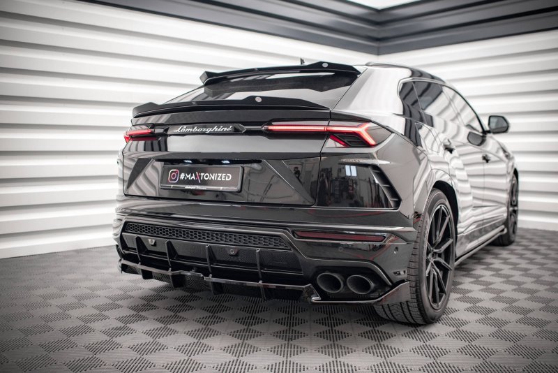 Maxton Höher Spoiler CAP für Lamborghini Urus Mk1 schwarz Hochglanz LA-UR-1-CAP1-G