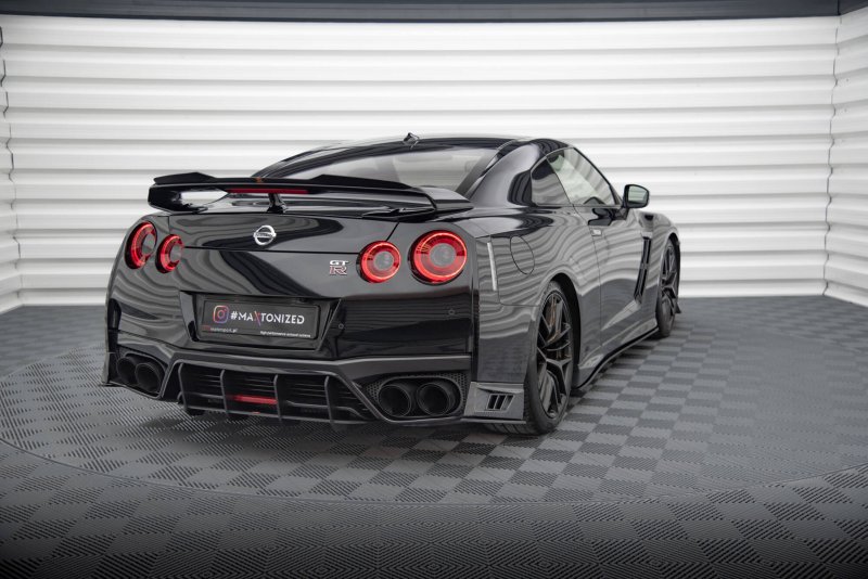 Maxton Street Pro Heck Ansatz Flaps Diffusor Nissan GTR R35 Facelift NIGTR4F3CNC-RSD1BRB