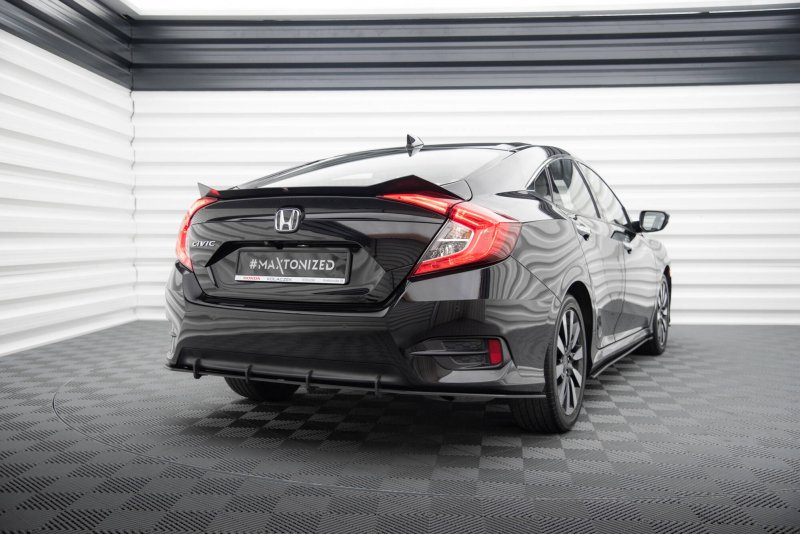 Maxton Street Pro Heckschürze Honda Civic Mk10 HOCI10CNC-RS1B+BRBI