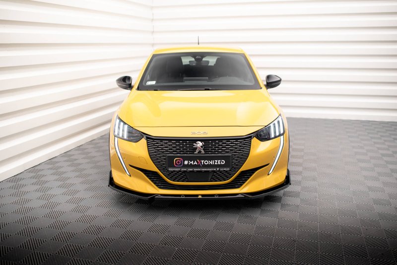 Maxton Front Ansatz V.1 +Flaps für Peugeot 208 GT Mk2 PE-208-2-GT-FD1G+FSF1B