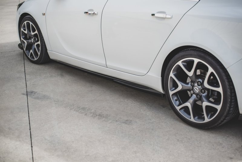Maxton Seitenschweller Ansatz für Opel Insignia Mk. 1 OPC Facelift schwarz Hochglanz OP-IS-1F-OPC-SD1-G