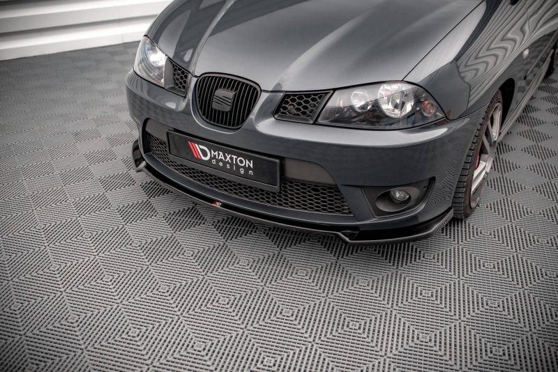 Maxton Front Ansatz V.3 für Seat Ibiza Cupra Mk3 schwarz Hochglanz SE-IB-3-CU-FD3-G