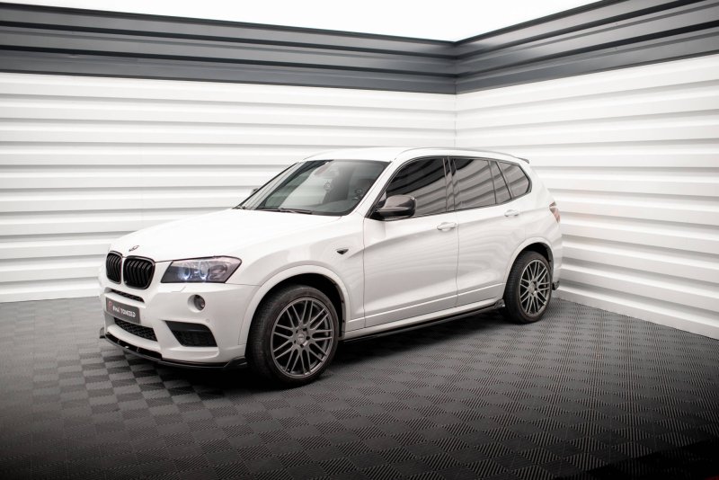 Maxton Seitenschweller Ansatz für BMW X3 M-Paket F25 schwarz Hochglanz BM-X3-25-MPACK-SD2-G