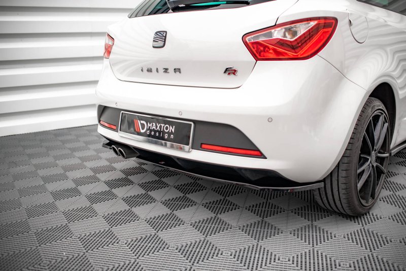 Maxton Heck Ansatz Flaps Diffusor Seat Ibiza FR SC Mk4 Facelift schwarz Hochglanz SE-IB-4F-FR-SC-RSD1-G