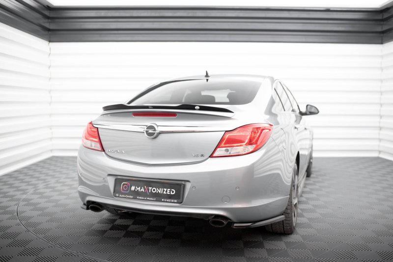 Maxton Spoiler CAP Abrisskante Opel Insignia OPC-Line Mk1 schwarz Hochglanz OP-IS-1-OPCLINE-CAP1-G