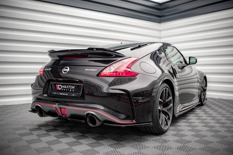 Maxton Spoiler CAP für Nissan 370Z Nismo Facelift schwarz Hochglanz NI-370Z-NISMO-CAP1-G