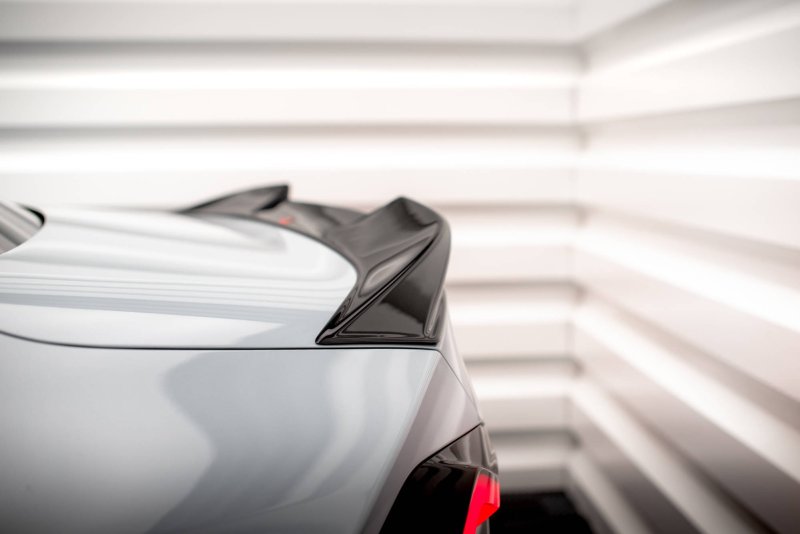 Maxton Spoiler CAP Abrisskante 3D BMW 2 Coupe G42 / M2 G87 schwarz Hochglanz BM-2-42-CAP3D1-G