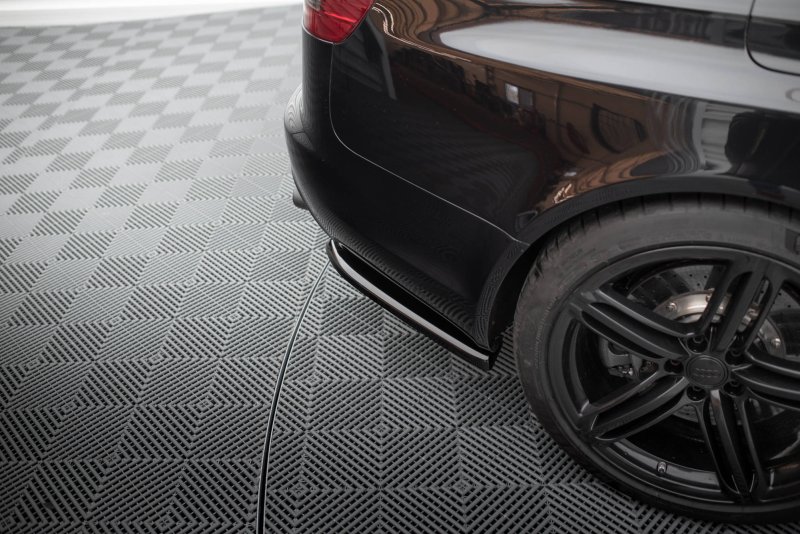 Maxton Heck Ansatz Flaps Diffusor für Audi RS6 Avant C6 schwarz Hochglanz AU-RS6-C6-RSD1-G