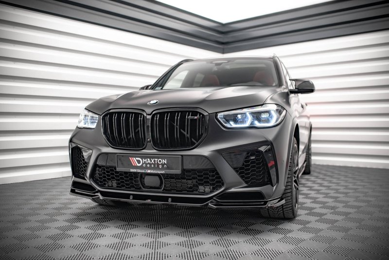 Maxton Front Ansatz V.2 für BMW  X5M F95 schwarz Hochglanz BM-X5M-05-FD2-G