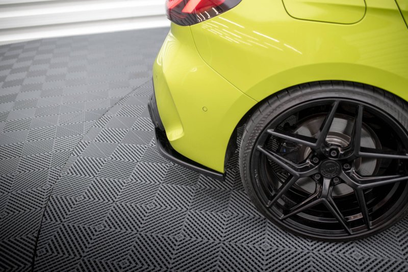 Maxton Heck Ansatz Flaps Diffusor V.1 für0 (heckansatz v.2) BMW 1er M-Paket / M135i F40 schwarz Hochglanz BM-1-40-M-RSD6-G