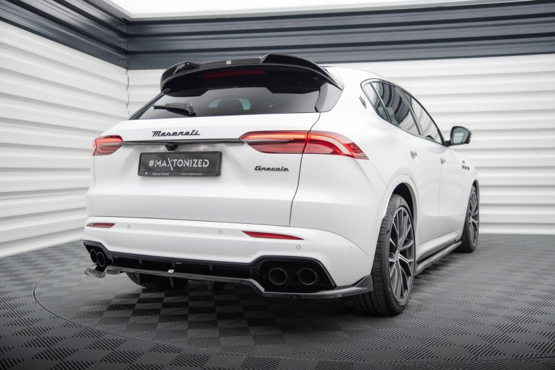 Maxton Spoiler CAP Abrisskante 3D Maserati Grecale GT / Modena Mk1 schwarz Hochglanz MS-GR-1-CAP1-G