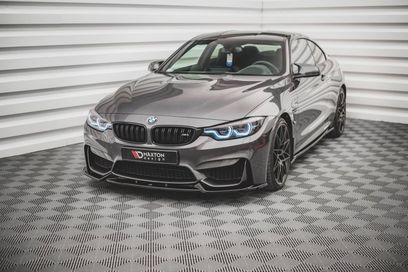 Maxton Front Ansatz für BMW M4 F82 schwarz Hochglanz BM-4-82-M-FD1-G
