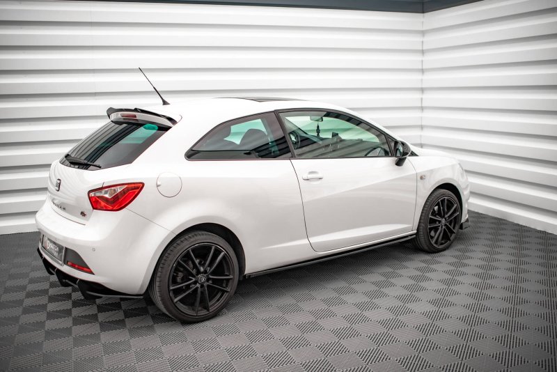 Maxton Seitenschweller Ansatz Seat Ibiza FR SC Mk4 Facelift schwarz Hochglanz SE-IB-4F-FR-SC-SD1-G