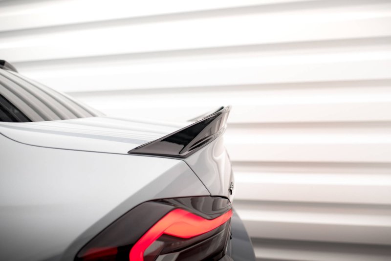 Maxton Spoiler CAP Abrisskante 3D BMW 2 Coupe G42 / M2 G87 schwarz Hochglanz BM-2-42-CAP3D1-G