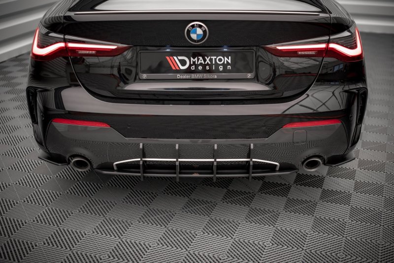 Maxton Street Pro Heckschürze für BMW 4er M-Paket G22 BM4G22MPACKCNC-RS1BRB