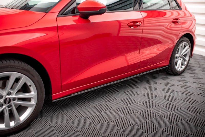 Maxton Street Pro Seitenschweller Ansatz für Audi A3 8Y AUA38YCNC-SD1BRB