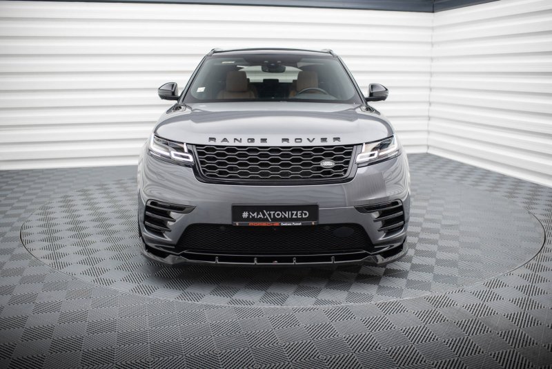 Maxton Front Ansatz Land Rover Range Rover Velar R-Dynamic Mk1 schwarz Hochglanz LR-RR-VE-1-RDYNAMIC-FD1-G