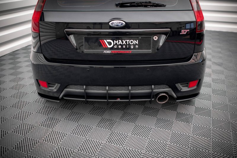 Maxton Street Pro Heck Ansatz Flaps Diffusor für Ford Fiesta ST Mk6 FOFI6STCNC-RSD1BRB