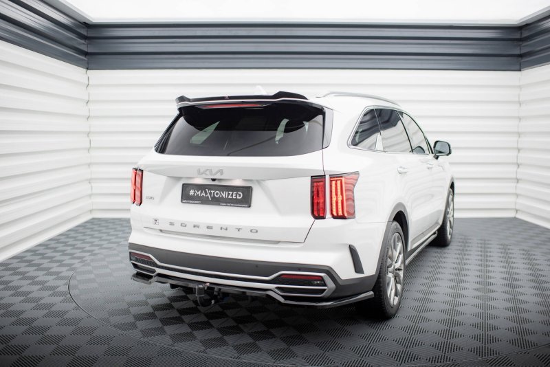 Maxton Mittlerer Cup Diffusor Heck Ansatz Kia Sorento Mk4 schwarz Hochglanz KI-SO-4-RD1G+RD2-G