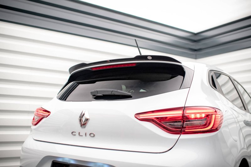 Maxton Spoiler CAP für Renault Clio Mk5 schwarz Hochglanz RE-CL-5-CAP1-G