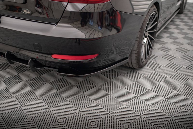Maxton Heck Ansatz Flaps Diffusor für BMW 3er GT F34 schwarz Hochglanz BM-3-34-GT-RSD2-G