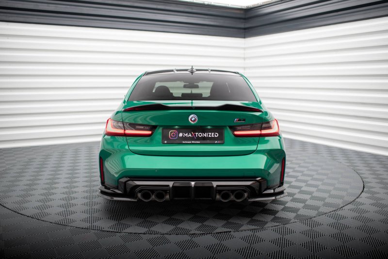 Maxton Carbon Fiber Heck Ansatz Flaps Diffusor für BMW M3 G80 CF-BM-3-G80-M-RSD1-245-P