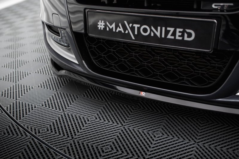 Maxton Front Ansatz V.1 Renault Megane GT Mk3 Facelift schwarz Hochglanz RE-ME-3-GT-FD1-G