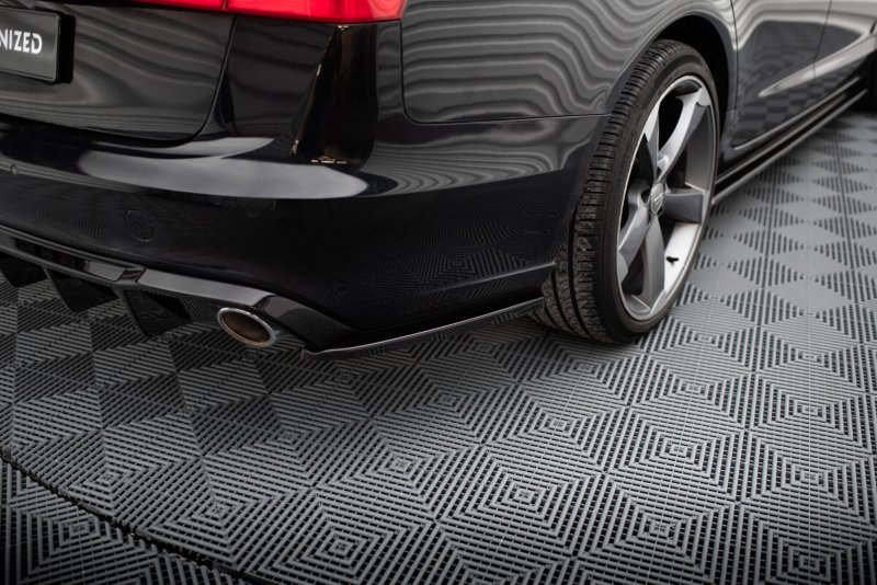 Maxton Heck Ansatz Flaps Diffusor V.3 Audi A6 Avant C7 schwarz Hochglanz AU-A6-C7-AV-RSD3-G