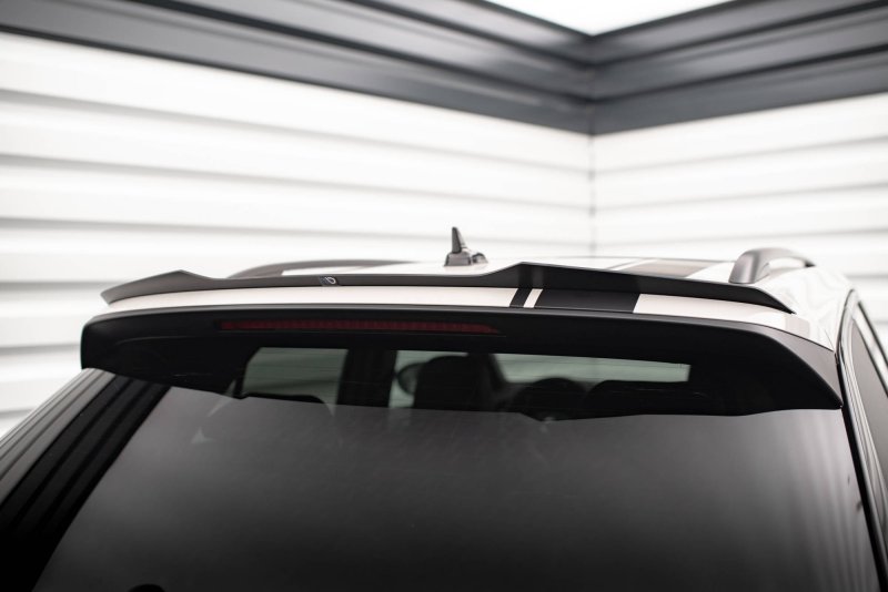Maxton Spoiler CAP für Volkswagen T-Roc R Mk1 Facelift schwarz Hochglanz VW-T-ROC-1-R-CAP1-G