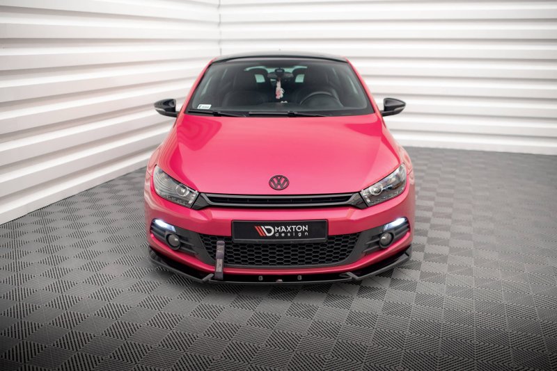 Maxton Front Ansatz V.3 für Volkswagen Scirocco Mk3 schwarz Hochglanz VW-SC-3-FD3-G