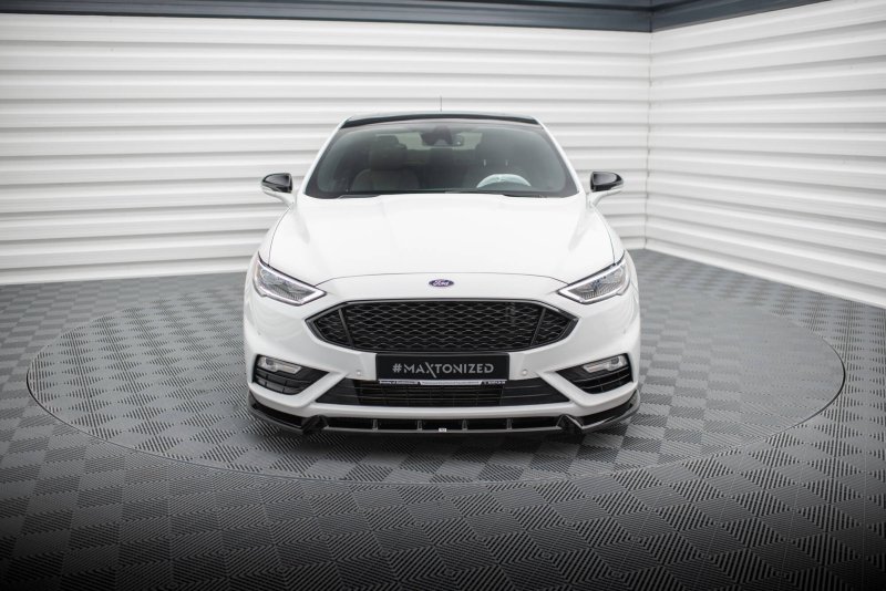 Maxton Front Ansatz Ford Mondeo Sport Mk5 Facelift / Fusion Sport Mk2 Facelift schwarz Hochglanz FO-MO-5F-SPORT-FD1-G