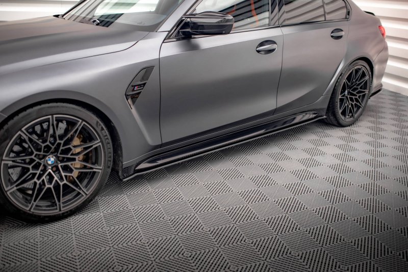 Maxton Street Pro Seitenschweller Ansatz für BMW M3 G80 BM3G80MCNC-SD1BRB