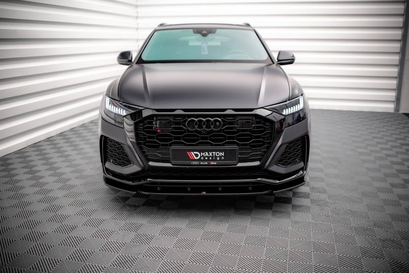 Maxton Front Ansatz V.1 für Audi RSQ8 Mk1 schwarz Hochglanz AU-RSQ8-1-FD1-G