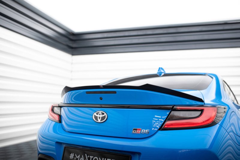Maxton Spoiler CAP Abrisskante Toyota GR86 Mk1 schwarz Hochglanz TO-GR86-1-CAP1-G