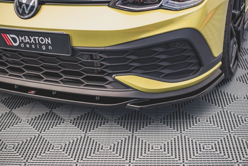 Maxton Front Ansatz V.2 für Volkswagen Golf 8 GTI Clubsport schwarz Hochglanz VW-GO-8-GTI-CS-FD2-G