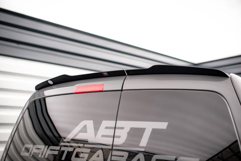 Maxton Spoiler CAP für Volkswagen Caddy Mk3 Facelift schwarz Hochglanz VW-CA-3F-CAP1-G