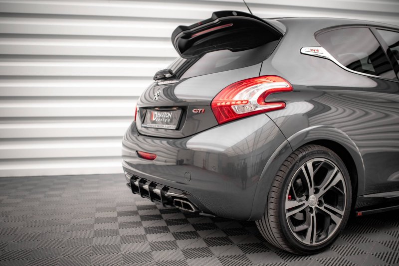 Maxton Street Pro Heckschürze für Peugeot 208 GTi Mk1 PE2081GTICNC-RS1B+BRBI