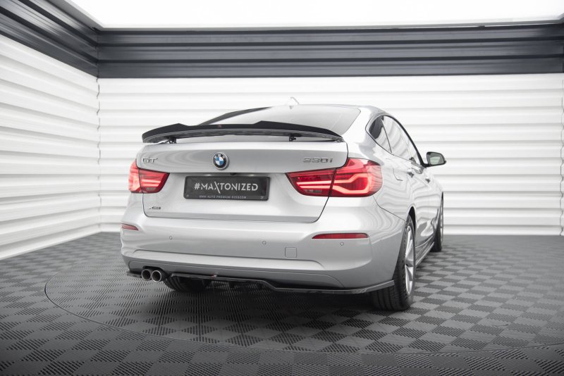 Maxton Mittlerer Cup Diffusor Heck Ansatz BMW 3er GT F34 Facelift schwarz Hochglanz BM-3-34F-GT-RSD1G+RD1-G