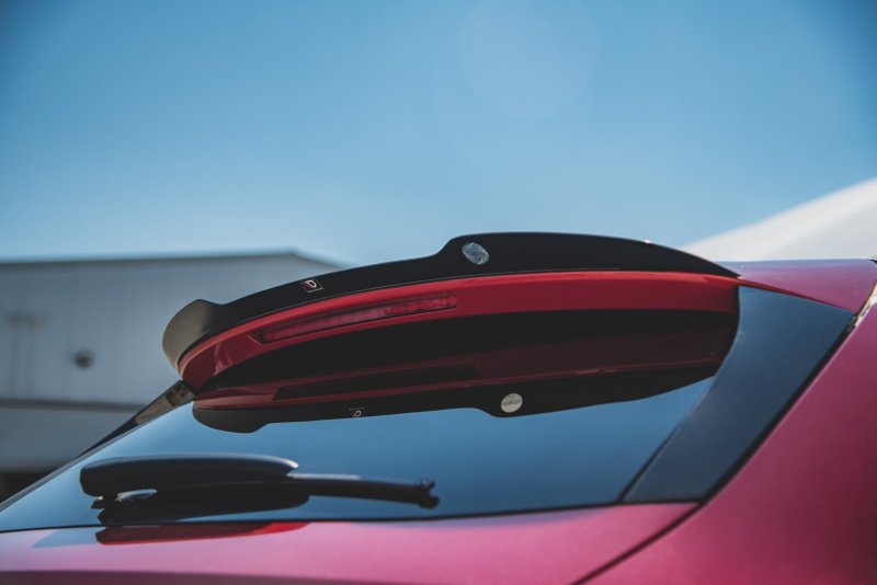 Maxton Spoiler CAP für Mercedes-Benz CLA Shooting Brake AMG-Line (X118) schwarz Hochglanz ME-CLA-118-AMGLINE-ES-CAP1-G
