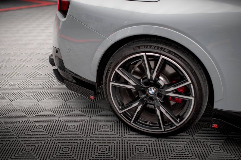 Maxton Street Pro Heck Ansatz Flaps Diffusor +Flaps für BMW 2 Coupe M240i G42 schwarz Hochglanz BM242MCNC-RSD1BRB+RSF1-G