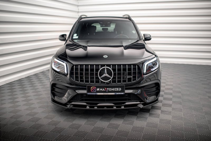 Maxton Front Ansatz V.1 für Mercedes-AMG GLB 35 X247 schwarz Hochglanz ME-GLB-35-247-FD1-G