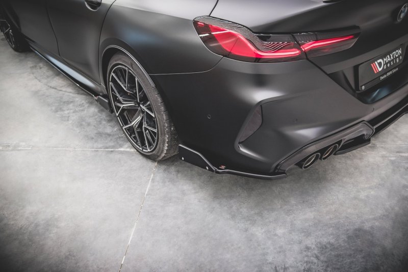 Maxton Heck Ansatz Flaps Diffusor +Flaps für V.1 BMW M8 Gran Coupe F93 BM-M8-G16-GC-RSD1G+RS