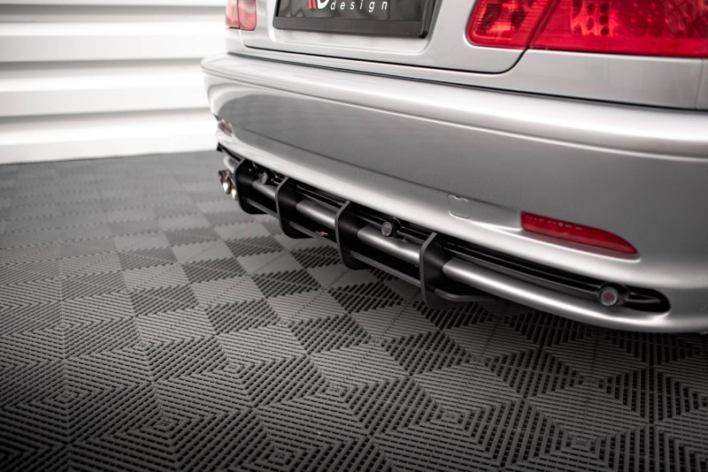 Maxton Street Pro Heckschürze BMW 3er Coupe E46 BM346CCNC-RS1B+BRBI