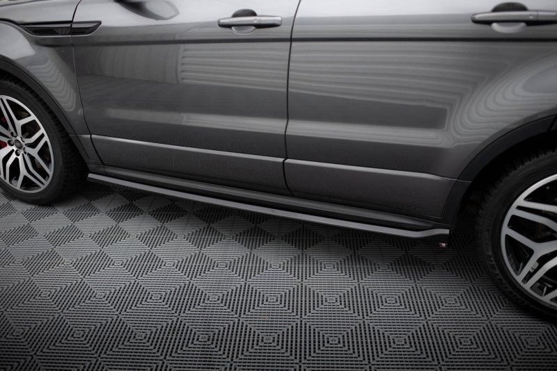 Maxton Seitenschweller Ansatz Land Rover Range Rover Evoque HSE Dynamic Mk1 Facelift schwarz Hochglanz LR-RR-EV-1-SD1-G