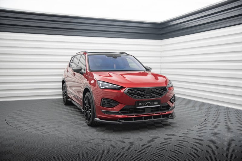 Maxton Front Ansatz V.1 Seat Tarraco FR Mk1 schwarz Hochglanz SE-TA-1-FR-FD1-G