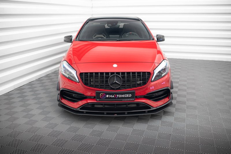 Maxton Street Pro Front Ansatz Mercedes-Benz A 45 AMG Aero W176 Facelift MEA176FAEROCNC-FD1B