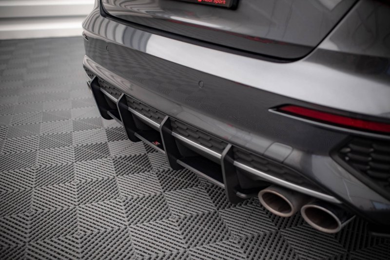 Maxton Street Pro Heckschürze für Audi S3 Limousine 8Y AUS38YSCNC-RS1B+BRBI