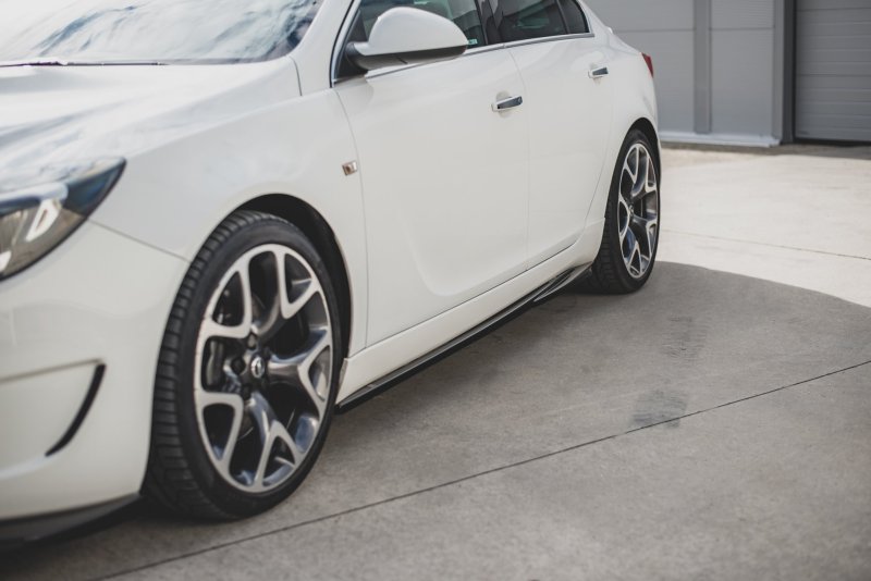 Maxton Seitenschweller Ansatz für Opel Insignia Mk. 1 OPC Facelift schwarz Hochglanz OP-IS-1F-OPC-SD1-G